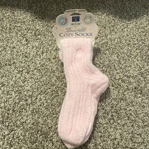 Pink Fuzzy Socks